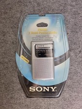 New/Open Package Sony ICF-S10MK2 Pocket AM/FM Radio - Vintage 1996