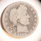 1903 P Barber Quarter Dollar 25C Cents Coin Silver