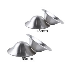 2 Stück Brustwarzenschutz aus Metall für da...