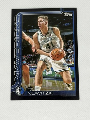 2025-26 Topps Basketball Dirk Nowitzki Black 29/68 Flagship #252