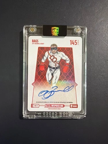 Bags Jeff Bagwell Auto Bo Jackson Battle Arena Inspired Ink 145 Brawl JBA-12