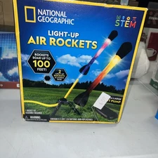 National Geographic Light-Up Air Rocket, Educational STEM Toy