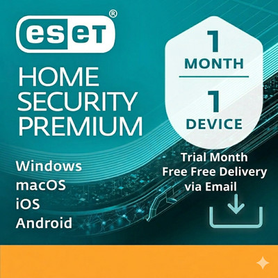 ESET Internet Smart Home Security Premium 2026 1 Device 1 Month Same Day Deliver