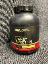 Optimum Nutrition, Gold Standard 100% Whey Protein Powder, Vanilla Ice Cream 5lb