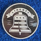 🌟BRILLIANT!🌟 Asahi~1776 Liberty Bell/ Star~1 Troy oz .999 Fine Silver Round