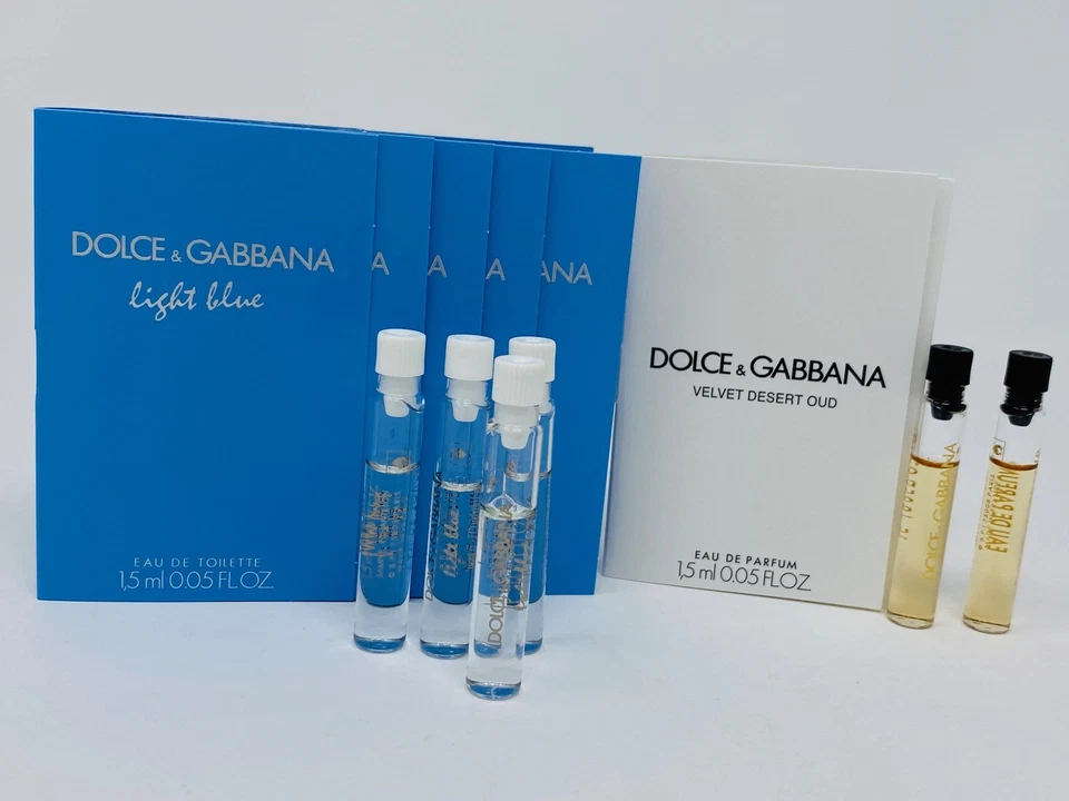 12 Dolce & Gabbana 8 - Azul Claro, 4-Velvet Desert Oud NUEVO con tarjetas Foto 2 de 2