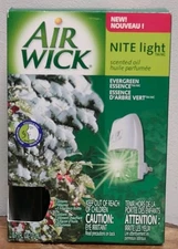 Air Wick Nite Night Light Scented Oil Evergreen Essence Plugin NOS 2005