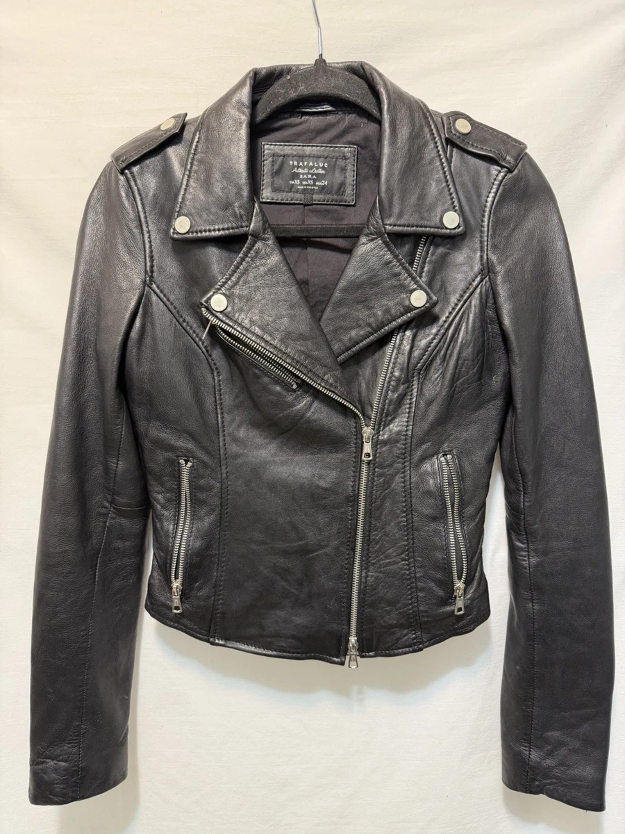 Zara Leather Outer Shell Coats, Jackets & Vests for Women for sale