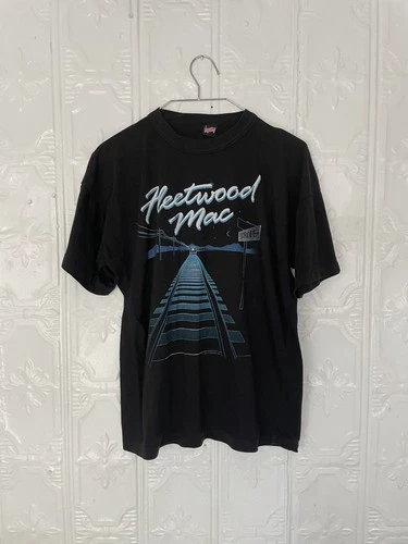 Fleetwood Mac Euro Tour Shirt 1980s vintage concert t-shirt, vintage, single stitch, B+ condition