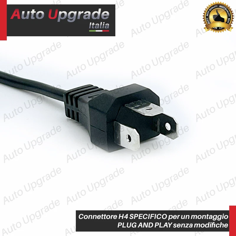 KIT LED H4 6000K CANBUS XENON 19000 LUMEN REALI PER SMART FORTWO 453 NO AVARIA - Immagine 4 di 4