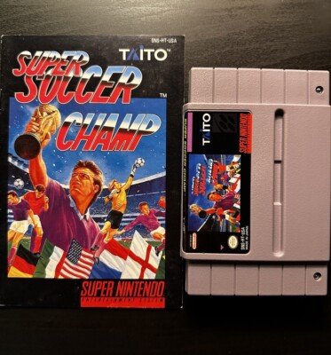 Super Soccer Champ Super Nintendo SNES GOOD CONDITION