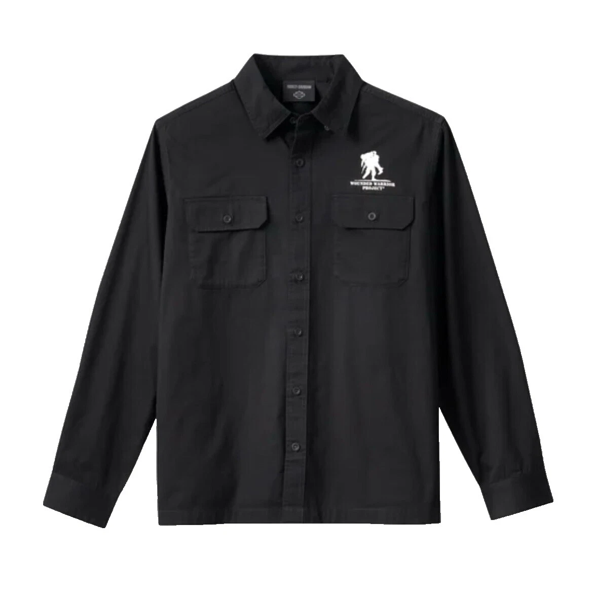 Harley-Davidson Size L Long Sleeve Regular Size Casual Button-Down Shirts for Men