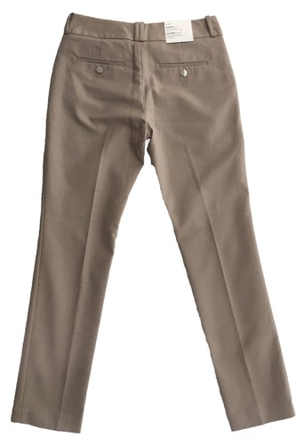 🌹CALVIN KLEIN WOMEN STRAIGHT LEG PANT SIZE XS EU29 CAMEL COLOUR COTTON NWT🌹 - Picture 6 of 20
