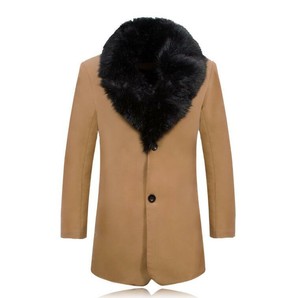 Bigbarry Mens Slim Stand Collar Warm Thick Single Breasted Winter Parka Jackets Coat Bigbarry Mens Slim Stand Collar Warm Thick Single Breasted Winter Parka Jackets Coat