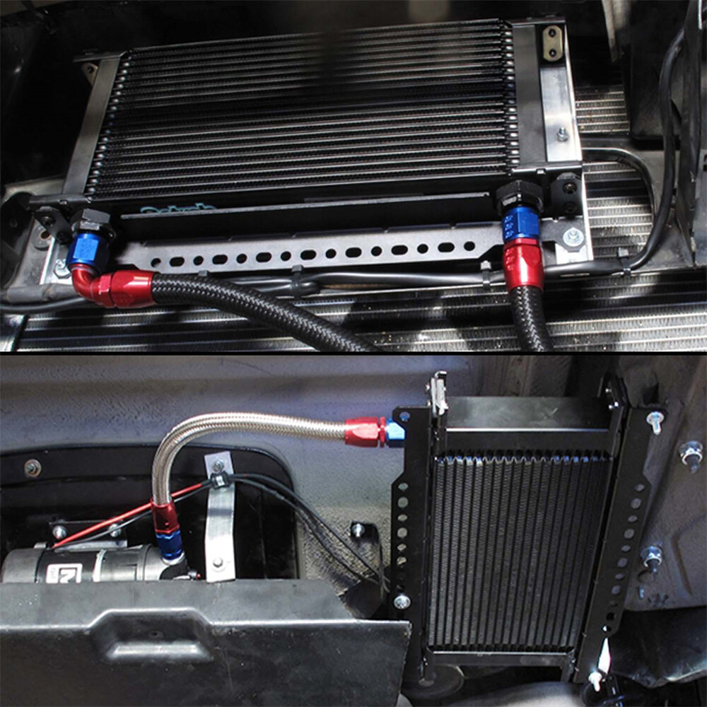 Oil Cooler Bracket Universal 262mm Transmission Oil Cooler Mounting