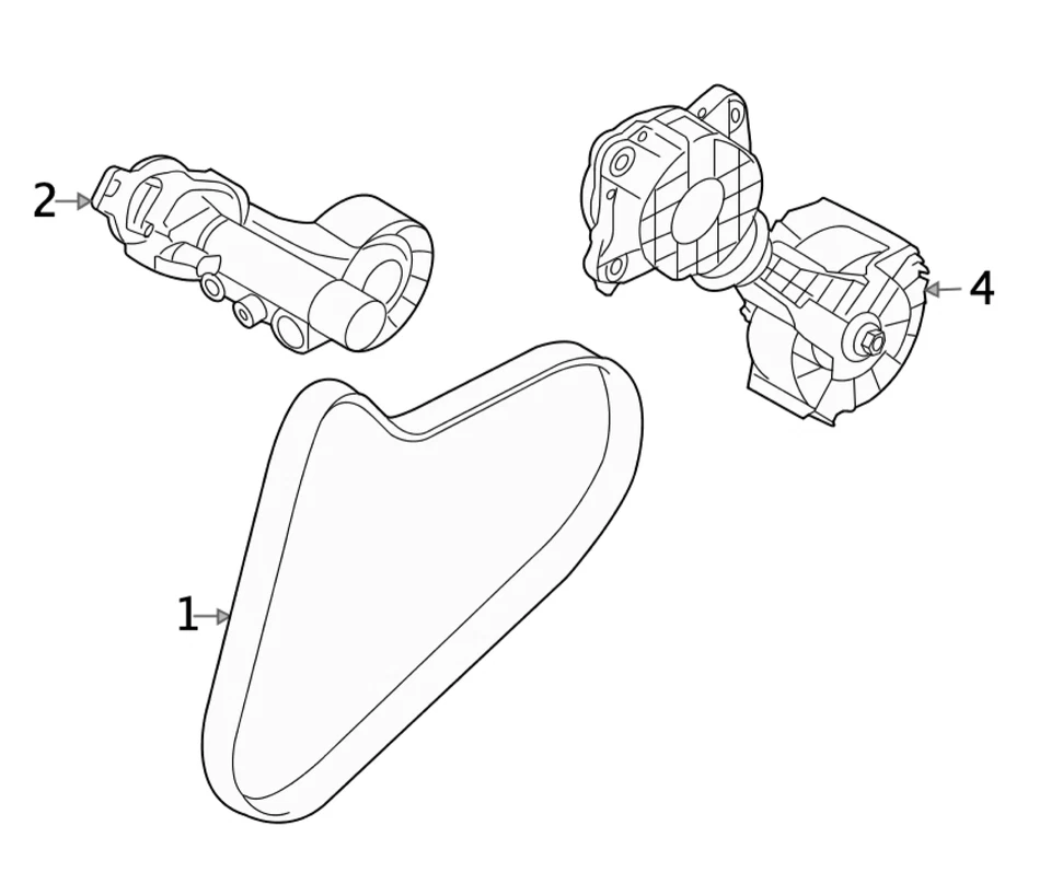 Kit de correa de transmisión con 2 tensores + poleas DAYCO / CONTI OEM para Mini Foto 2 de 2