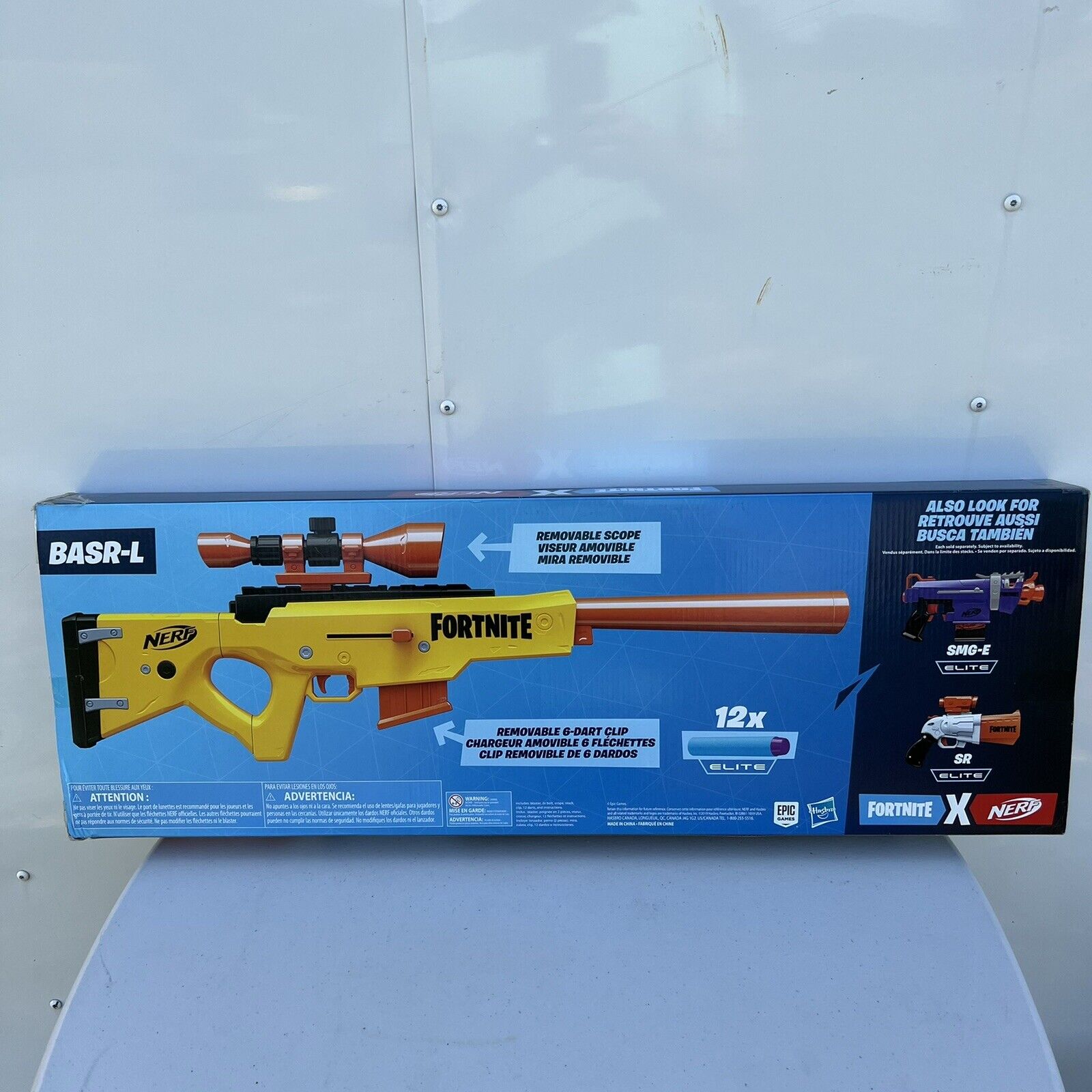  NERF Fortnite BASR-R Bolt Action Blaster - Includes 3