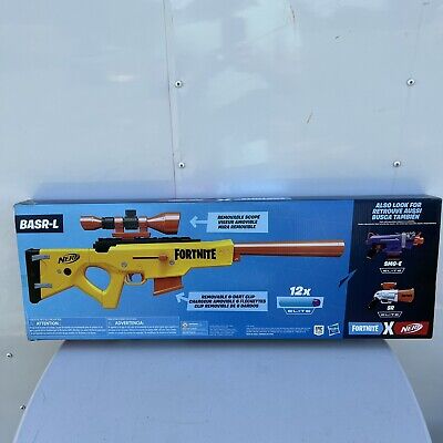 Nerf Fortnite BASR-R Sniper Gun Dart Blasting