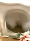 VintageMini Porcelain Photo Frame Victorian White and Flower 1.75x2.75” Opening — photo 5