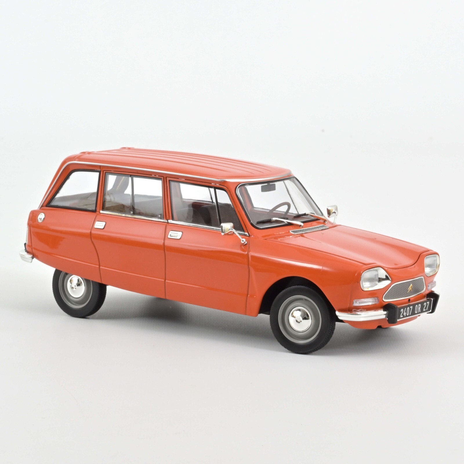 CITROËN AMI 8 Btreak Ténéré orange 1975 Norev 1/18 Réf 181674