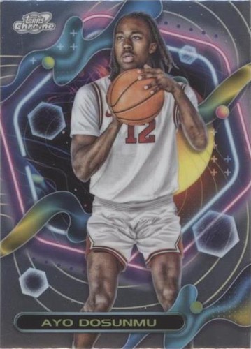 2024-25 Topps CHROME Ayo Dosunmu AUTO BULLS MINNESOTA TIMBERWOLVES
