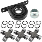 3 Pcs 160x3 U-Joint & Center Support Bearing for 2004 2005 -2015 Nissan Titan