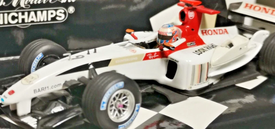 MINICHAMPS no SPARK B.A.R. Honda 006 Jenson Button 2004  scala 1/43 - Immagine 3 di 4