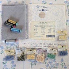 Kreuzstich-Set Gold Collection Muschelschätze - 20x10cm Stickerei Set 18-teilig