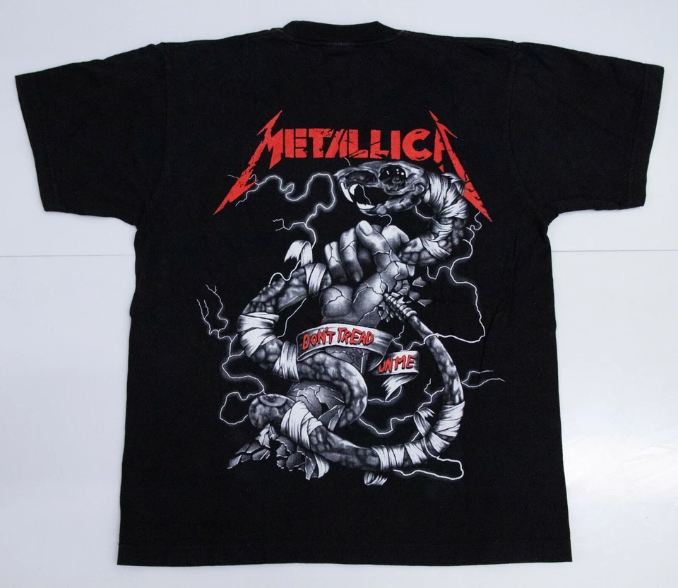 Metallica Don't Tread On Me T-Shirt Damen Gr. M Beidseitige Bedruckung Schwarz - Bild 2 von 4