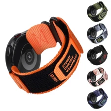 Compatible With Samsung Galaxy Watch Band Rugged Nylon Strap With Woven Loop