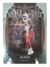 GREG ROUSSEAU 2021 Panini Legacy Football UNDER THE LIGHTS RC OPTICHROME ROOKIE