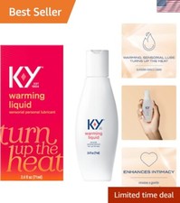 Doctor Recommended Warming Personal Lubricant - 2.4 FL OZ for Ultimate Pleasure
