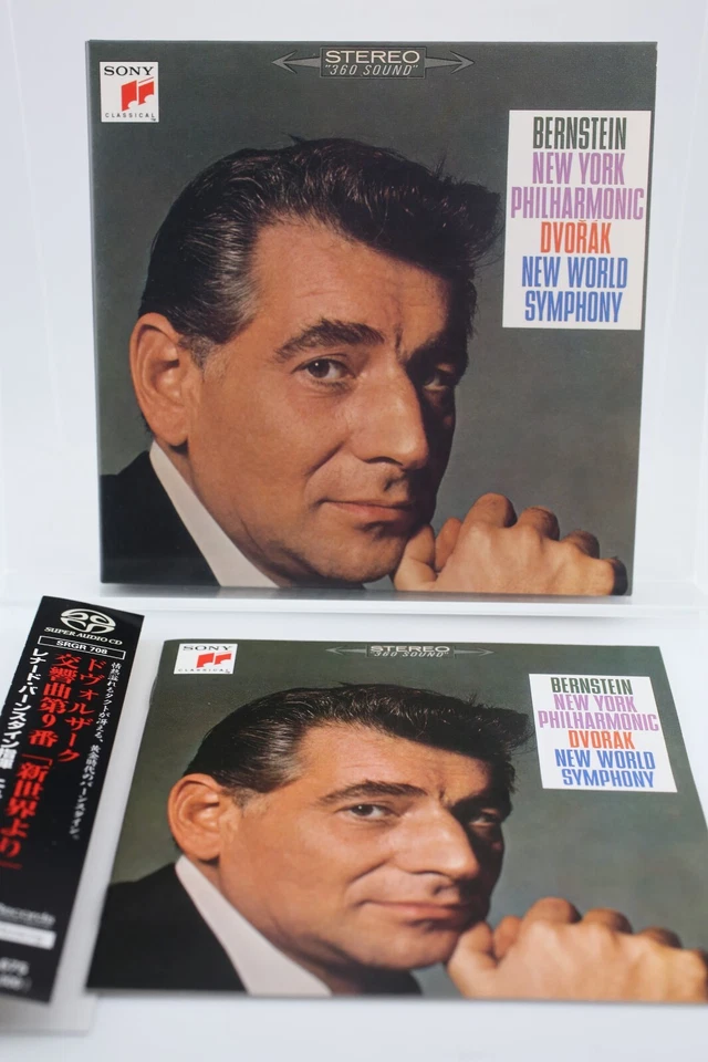 SACD Single Layer Dvorak Symphony No. 9 Leonard Bernstein Sony Japan Press Foto 3 de 4