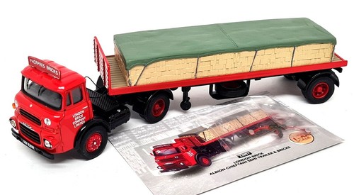 Corgi 1/50 Albion Chieftain Semi & Brick Load London Brick 23801 Model Truck - Picture 3 of 6