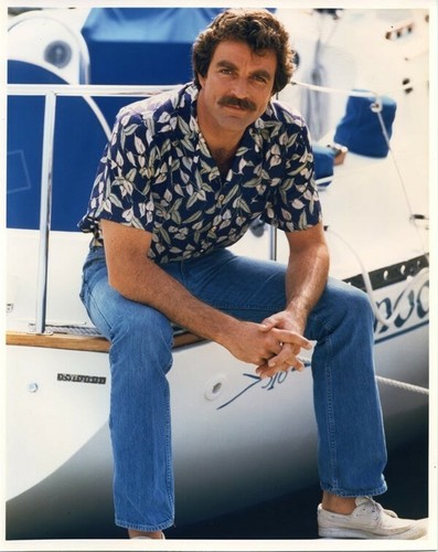 Tom Selleck Magnum P.I. Handsome Pose 