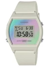 CASIO VINTAGE Digital Ladies Watch LW205H-8ADF Beige WHITE Band