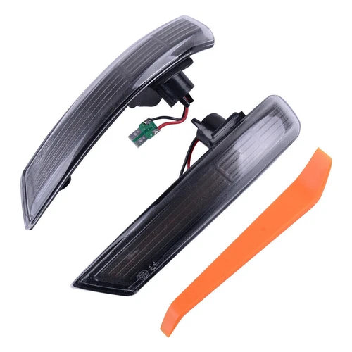 Luz de señal de giro del espejo retrovisor lateral del pasajero para Ford Focus MK3 MK3.5 11-18 - Imagen 7 de 8