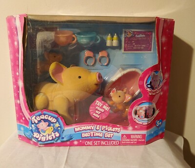 NIB: Teacup Piglets Mommy Piglets Bathtime Set Needs New Batteries  (Read) - Main Image
