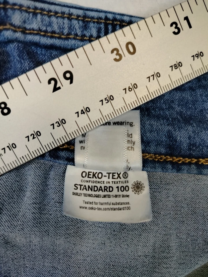 Leggings SO Sonoma Goods For Life para mujer pequeños azules tiro alto minimalistas básicos Foto 3 de 4