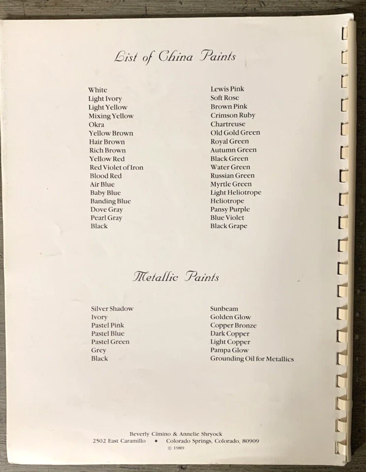 China Painting Book Straight from the Heart Cimino Shryock Roses Kids 1989 VTG - Image 2 of 4