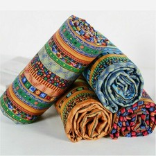 100x150cm Tribal Ethnisch Stoff Baumwolle Leinen Tischtuch DIY Basteln Polster