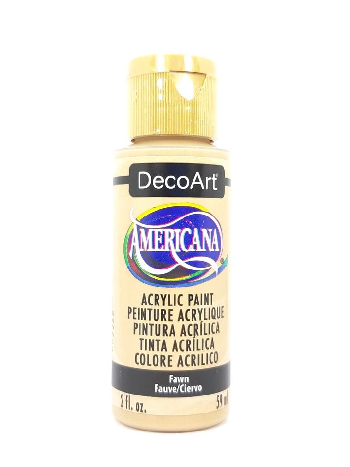 DecoArt Americana Acrylfarbe 59ml DA242 Fawn verschiedene Farben