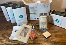 Everelectrix 4-Pack Motion Sensor Light Switch, Neutral Wire Required, Single Po