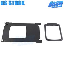 Black Shift Cover Plate For Acura Integra 1994 1995 1996 1997 1998-2001 Aluminum