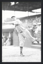 TOM ZACHARY Real Photo Postcard RPPC 1933 Boston Braves George Burke 
