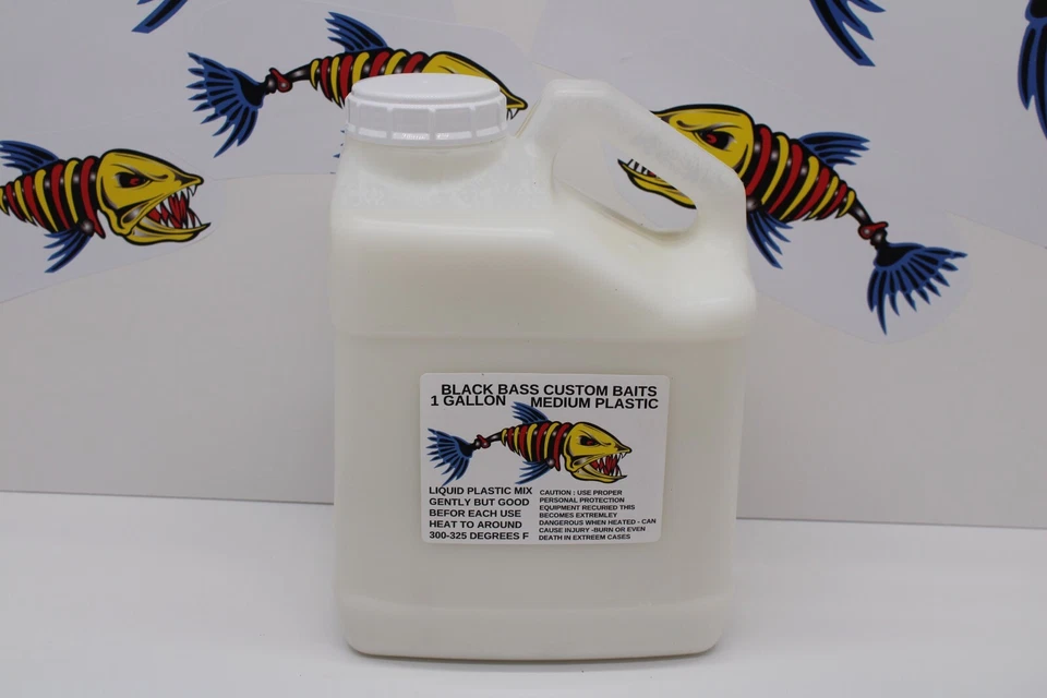  JUEGO DE INICIO DE TORNEO PROFESIONAL UN KIT DE FABRICACIÓN DE SEÑUELOS DE 1 GALÓN PLÁSTICO LÍQUIDO PLASTISOL Foto 2 de 4