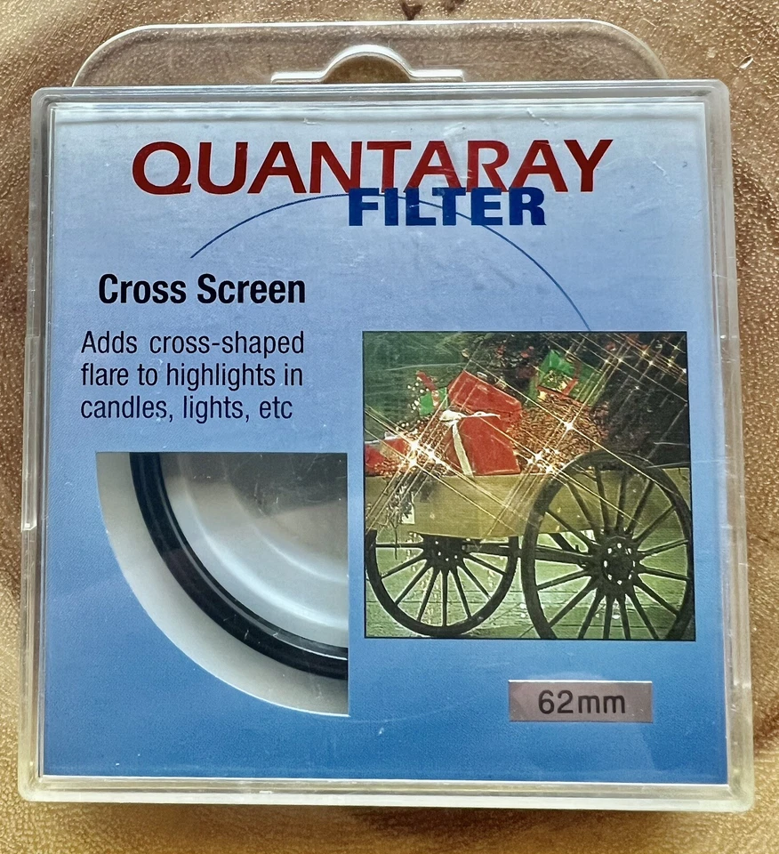 Quantaray  Cross Screen Lens Filter, Multi-Coated, Brand New! Free Shipping! NWT - Image 4 of 4
