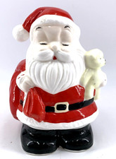Santa Claus Night Light Lamp Bone China 1970’s 6  Vintage