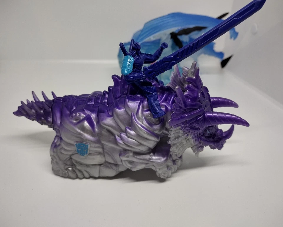 Transformers Age of Extinction Dino Sparkers Strafe and Slug with Riders Foto 2 de 4