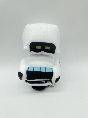 Disney Pixar Wall-E MO M-O 8'' Stuffed Plush Doll Toy Cleaner Robot White